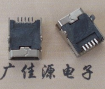 洛阳mini usb 5p接口 迷你 卧式插座 端子贴片 接插件