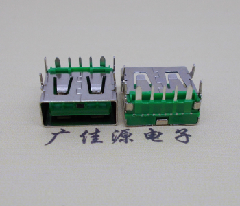 洛阳5A大电流 快充接口 USB5p绿胶芯 常规母座