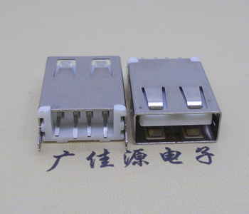 洛阳USB AF立式 直插 加长款17.5MM 大电流3A插座